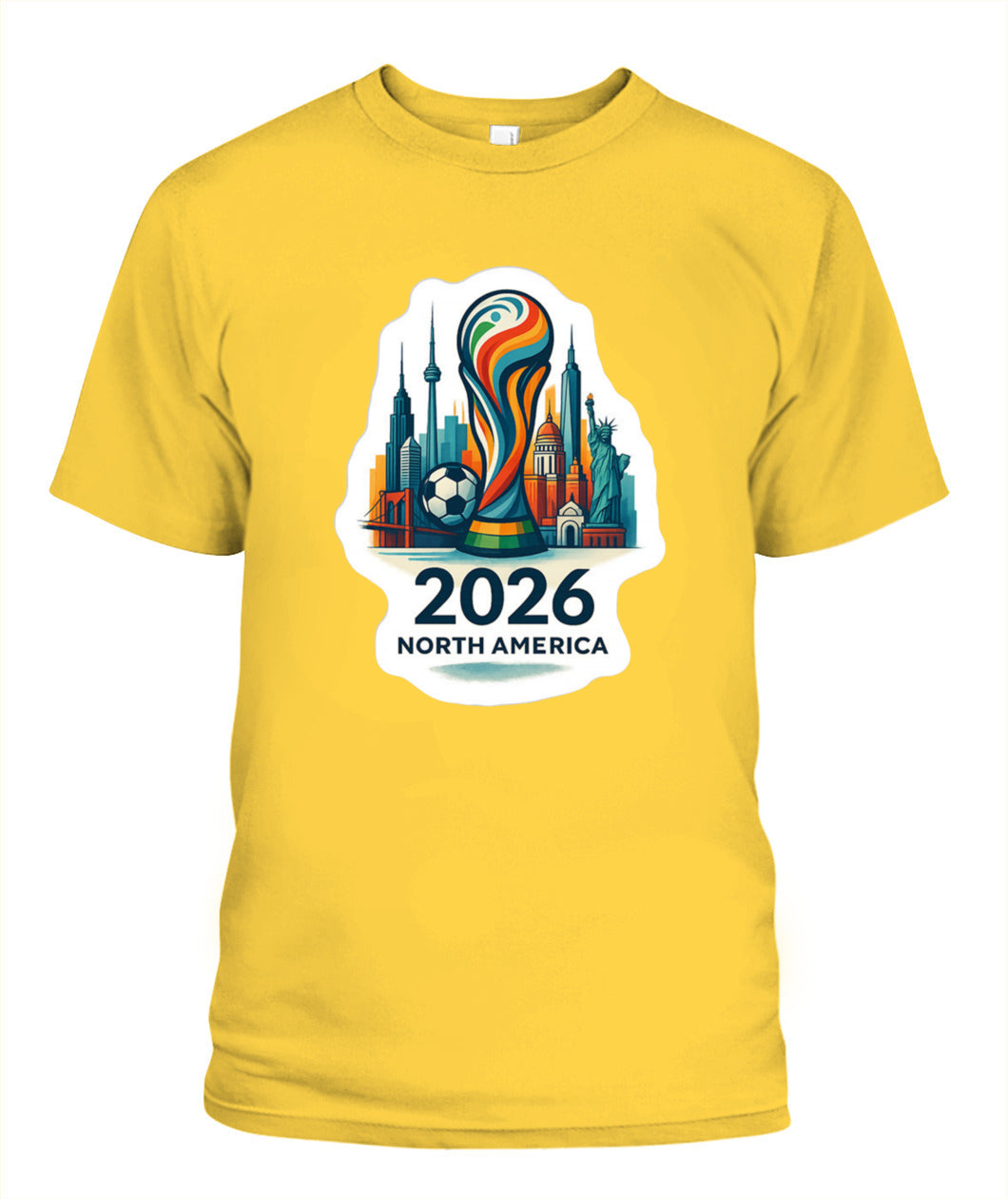 ✨From Every Fan, For Every Match✨-World Cup 2026 North America Shirt | 2026 North America Soccer Trophy T-Shirt - Host Cities Skyline Souvenir Tee