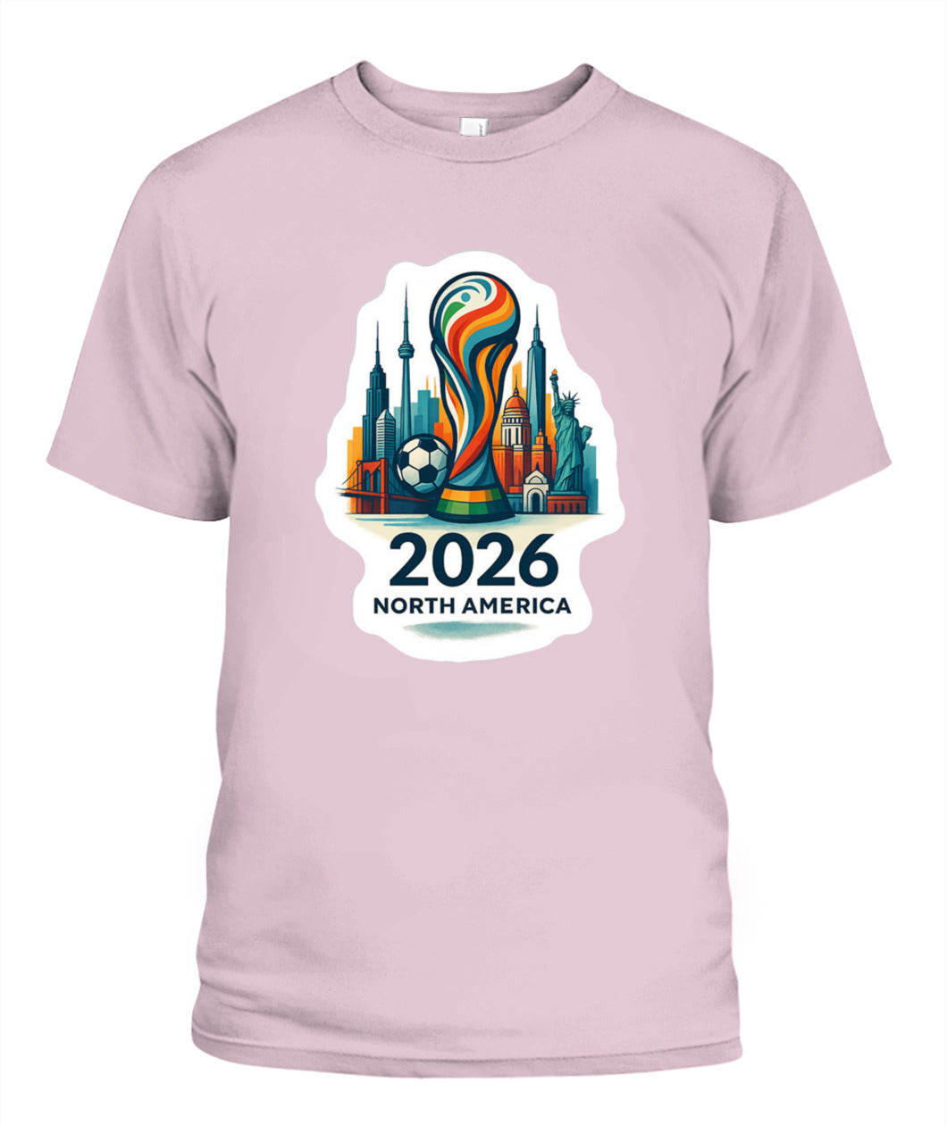 ✨From Every Fan, For Every Match✨-World Cup 2026 North America Shirt | 2026 North America Soccer Trophy T-Shirt - Host Cities Skyline Souvenir Tee