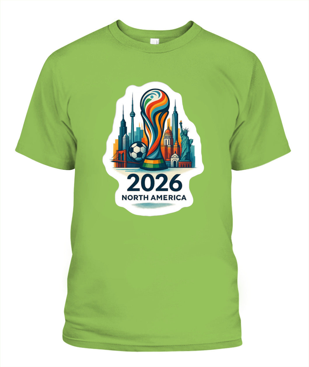 ✨From Every Fan, For Every Match✨-World Cup 2026 North America Shirt | 2026 North America Soccer Trophy T-Shirt - Host Cities Skyline Souvenir Tee