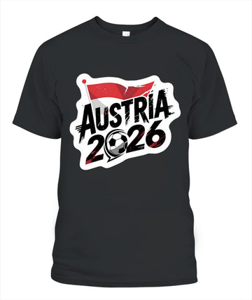 ✨From Every Fan, For Every Match✨-Austria 2026 Tournament Football Shirt | Austria Soccer 2026 Fan T-Shirt - Austrian Pride National Graphic Tee