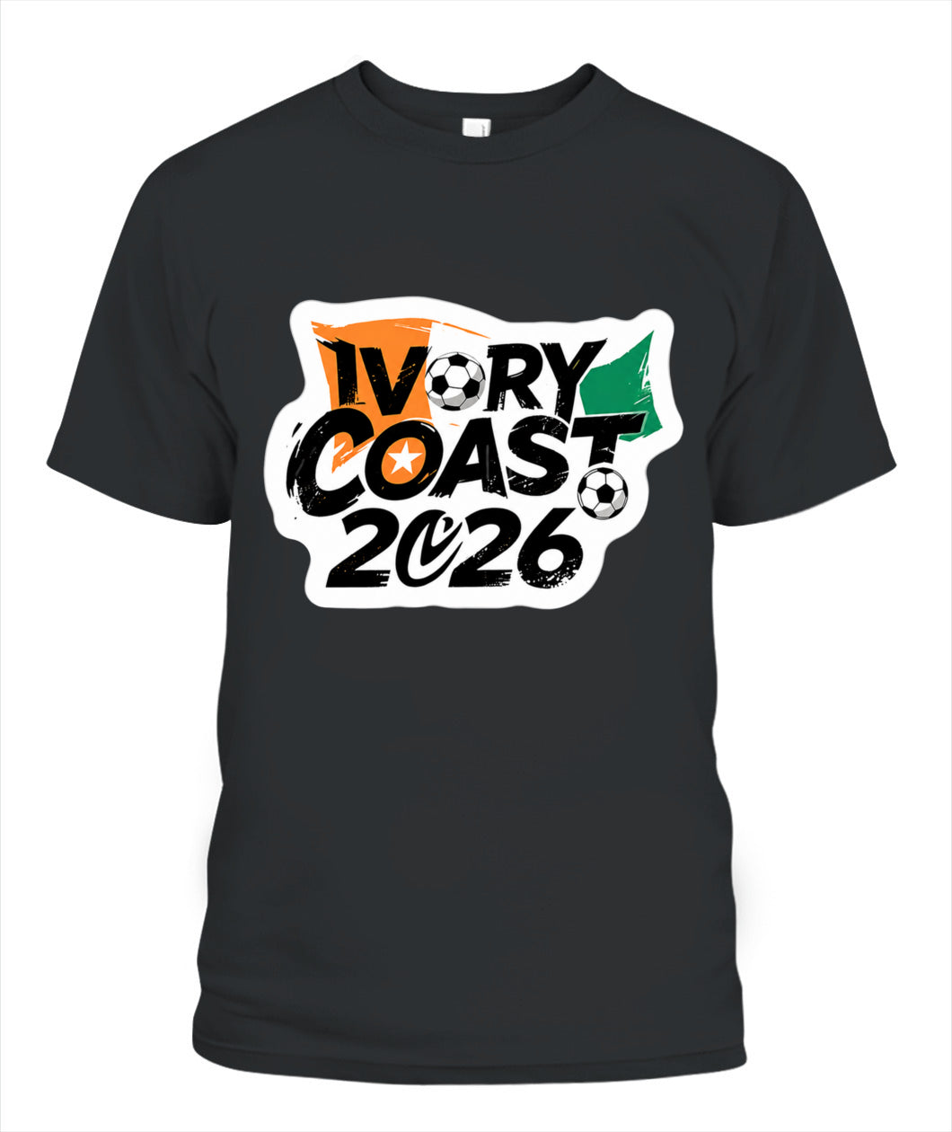 ✨From Every Fan, For Every Match✨-Ivory Coast 2026 Tournament Football Shirt | Ivory Coast Soccer 2026 Fan T-Shirt - Ivorian Pride National Graphic Tee