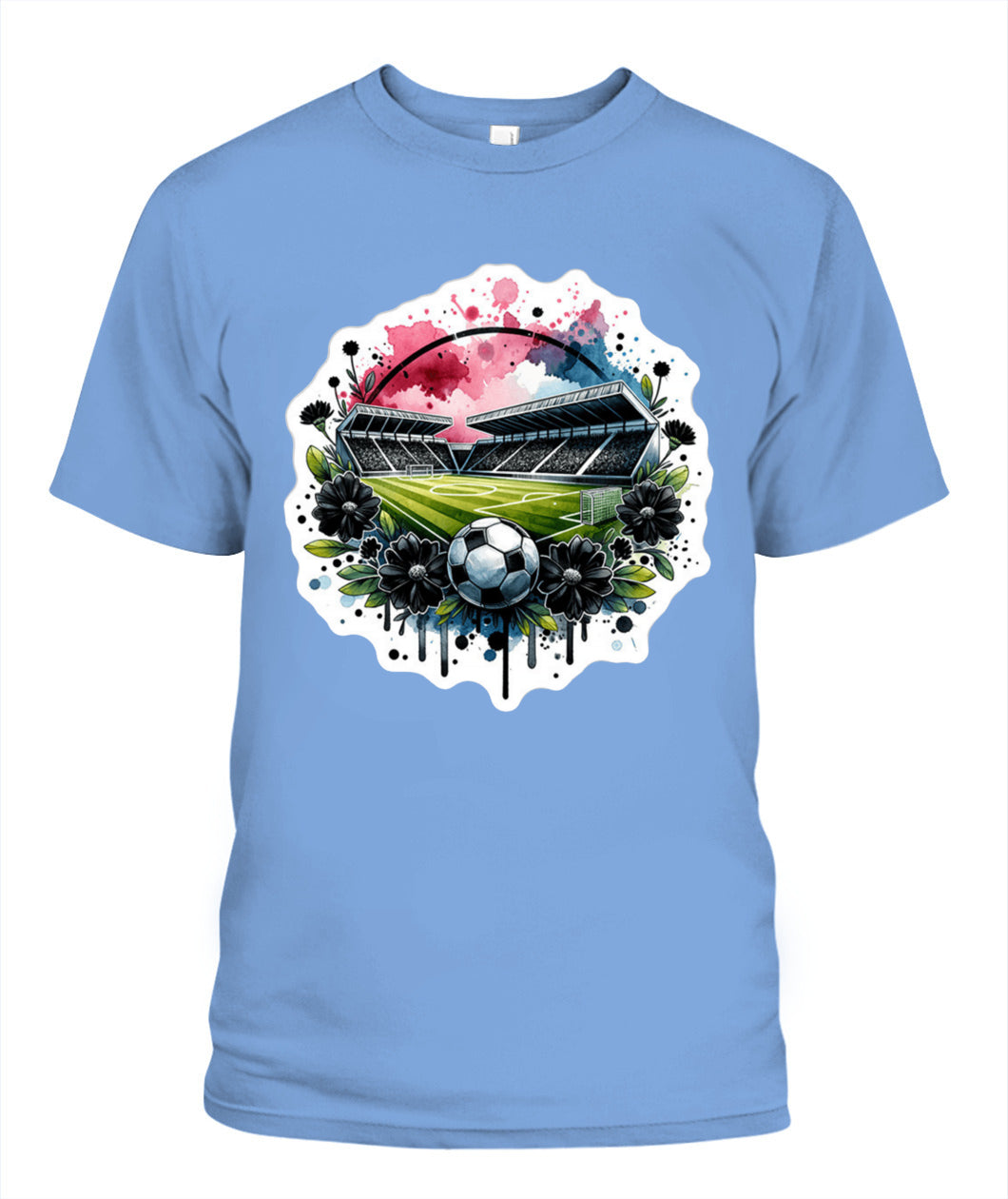 ✨From Every Fan, For Every Match✨-World Cup 2026 Soccer Pitch Shirt | Stadium in Bloom Graphic T-Shirt - Modern Unisex Abstract Match Day Tee