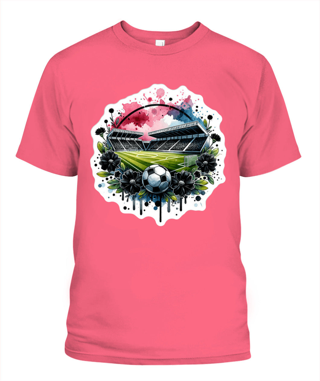 ✨From Every Fan, For Every Match✨-World Cup 2026 Soccer Pitch Shirt | Stadium in Bloom Graphic T-Shirt - Modern Unisex Abstract Match Day Tee