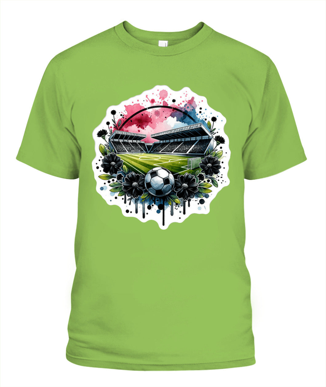 ✨From Every Fan, For Every Match✨-World Cup 2026 Soccer Pitch Shirt | Stadium in Bloom Graphic T-Shirt - Modern Unisex Abstract Match Day Tee