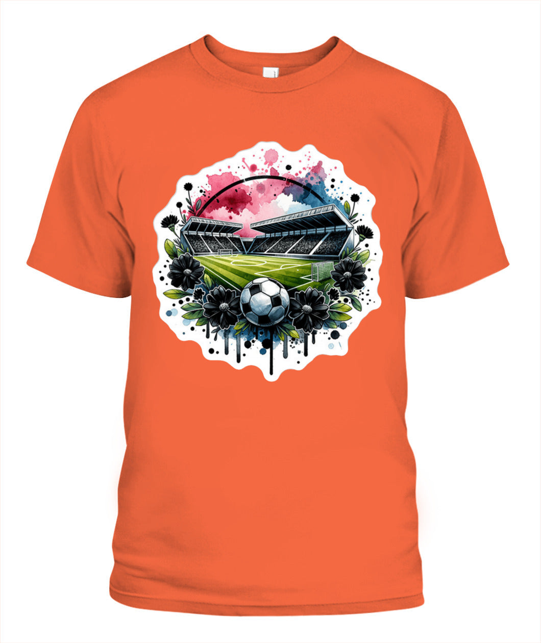 ✨From Every Fan, For Every Match✨-World Cup 2026 Soccer Pitch Shirt | Stadium in Bloom Graphic T-Shirt - Modern Unisex Abstract Match Day Tee