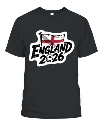 ✨From Every Fan, For Every Match✨-England 2026 Tournament Football Shirt | England Soccer 2026 Fan T-Shirt - English Pride National Graphic Tee