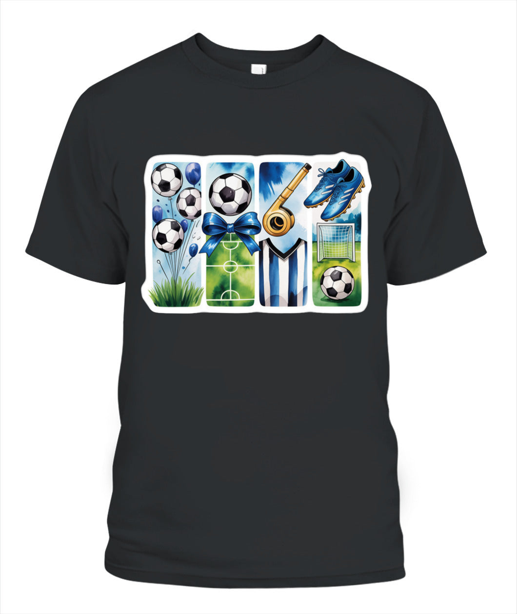 ✨From Every Fan, For Every Match✨-World Cup 2026 Aesthetic Soccer Shirt | Blue Panel Soccer Comic Tee