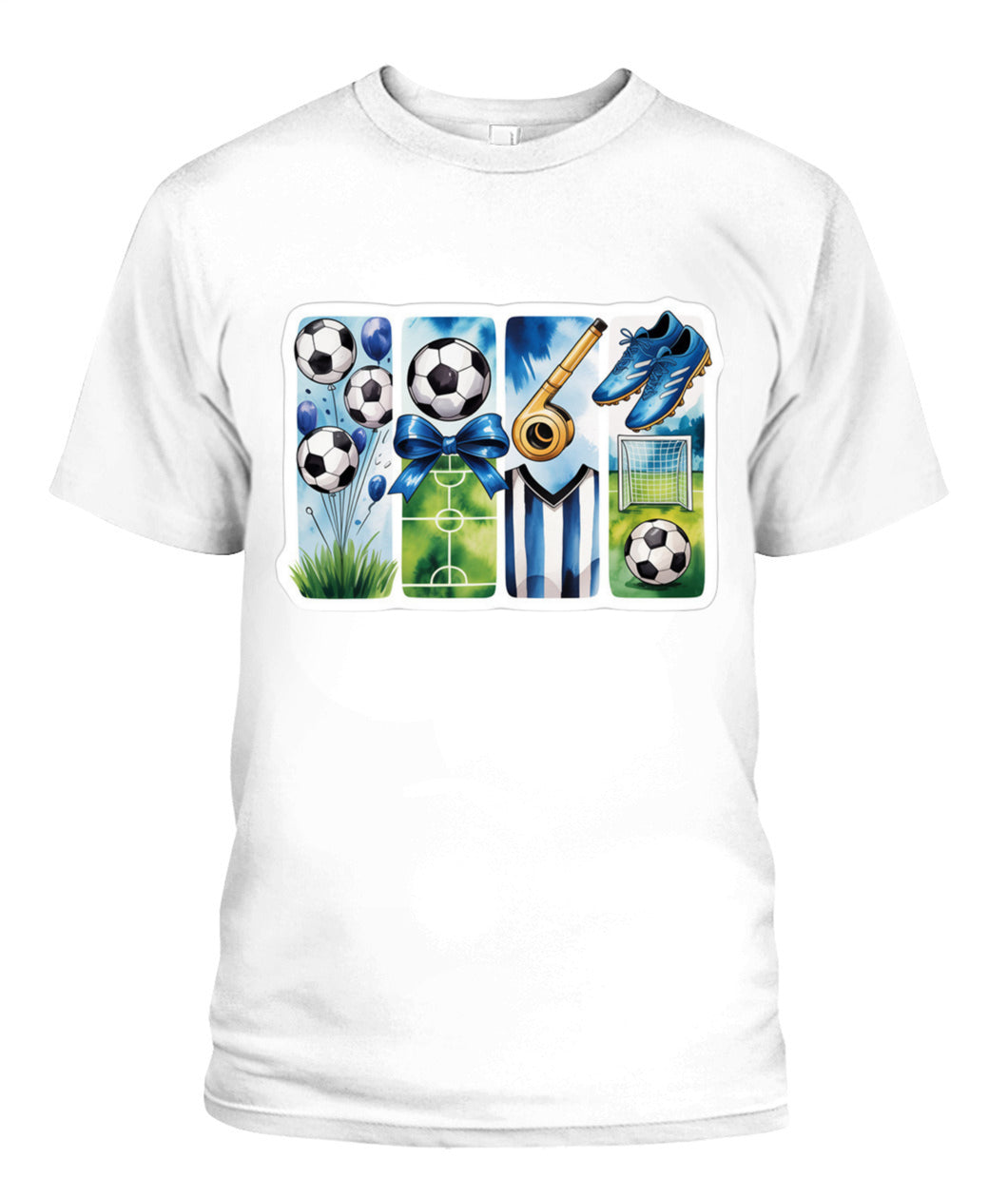✨From Every Fan, For Every Match✨-World Cup 2026 Aesthetic Soccer Shirt | Blue Panel Soccer Comic Tee