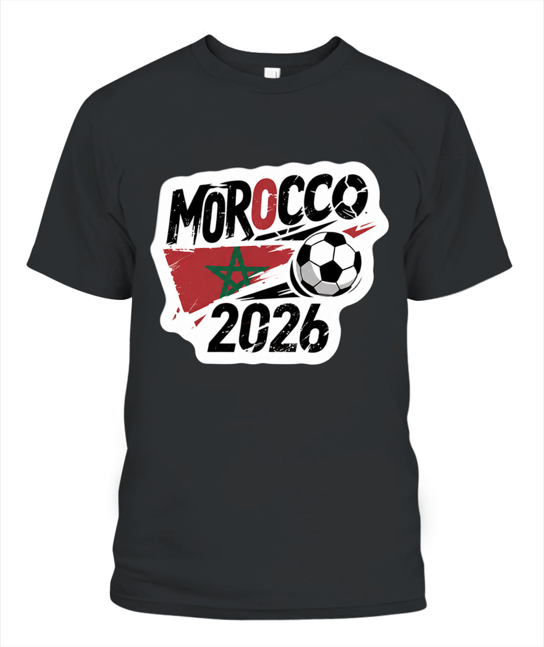 ✨From Every Fan, For Every Match✨-Morocco 2026 Tournament Football Shirt | Morocco Soccer 2026 Fan T-Shirt - Moroccan Pride National Graphic Tee