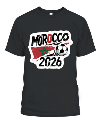 ✨From Every Fan, For Every Match✨-Morocco 2026 Tournament Football Shirt | Morocco Soccer 2026 Fan T-Shirt - Moroccan Pride National Graphic Tee