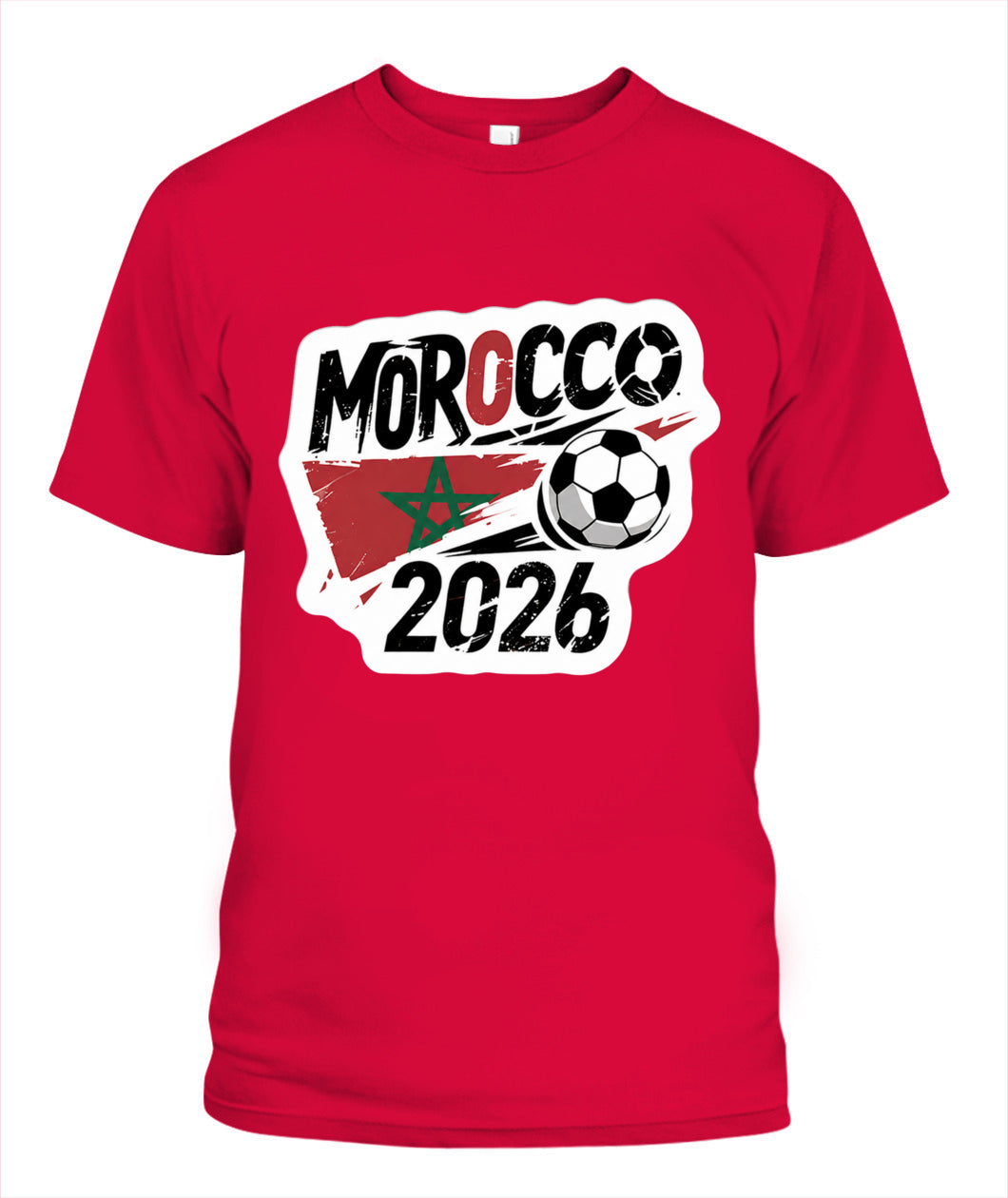 ✨From Every Fan, For Every Match✨-Morocco 2026 Tournament Football Shirt | Morocco Soccer 2026 Fan T-Shirt - Moroccan Pride National Graphic Tee