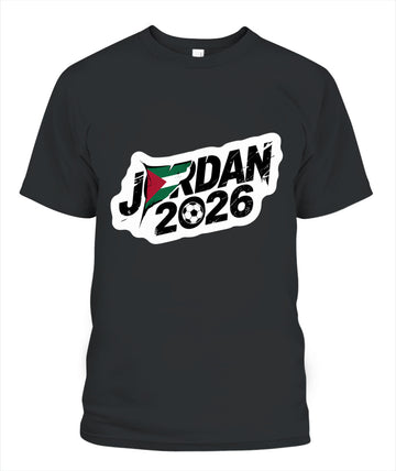 ✨From Every Fan, For Every Match✨-Jordan 2026 Tournament Football Shirt | Jordan Soccer 2026 Fan T-Shirt - Jordanian Pride National Graphic Tee