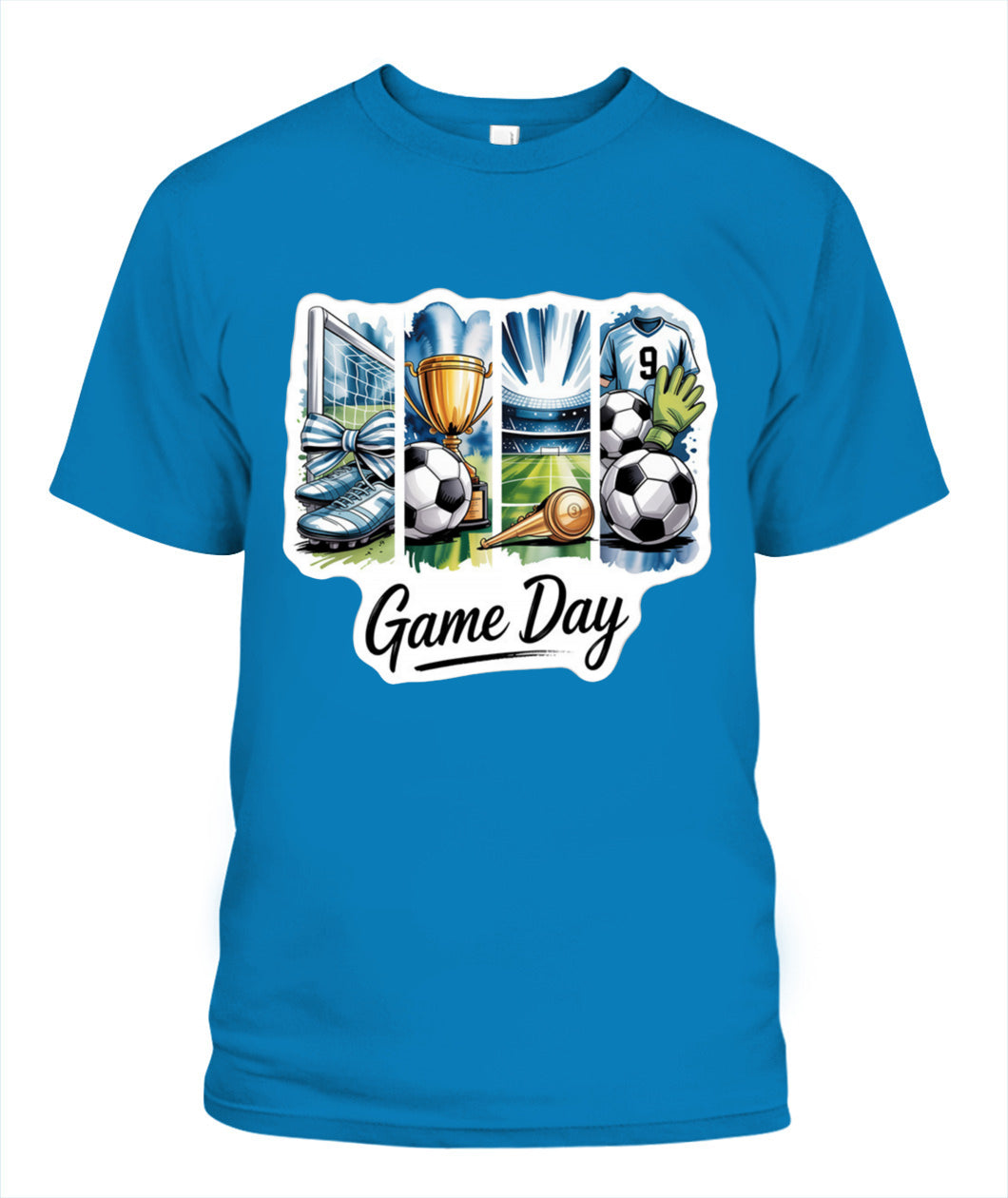 ✨From Every Fan, For Every Match✨-Vibrant Football Match Day Shirt | Colorful Elements Youth Graphic Tee