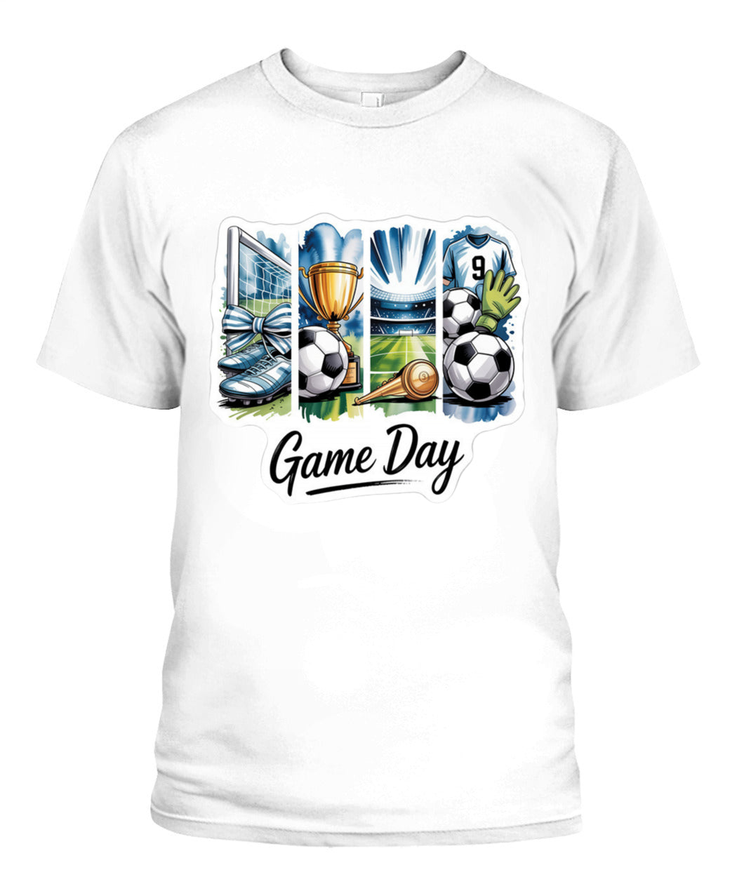 ✨From Every Fan, For Every Match✨-Vibrant Football Match Day Shirt | Colorful Elements Youth Graphic Tee