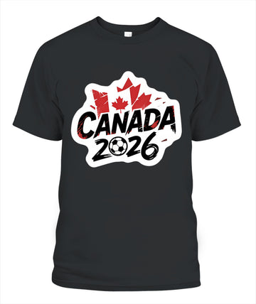 ✨From Every Fan, For Every Match✨-Canada 2026 Tournament Football Shirt | Canada Soccer 2026 Fan T-Shirt - Canadian Host Nation Maple Leaf Graphic Tee