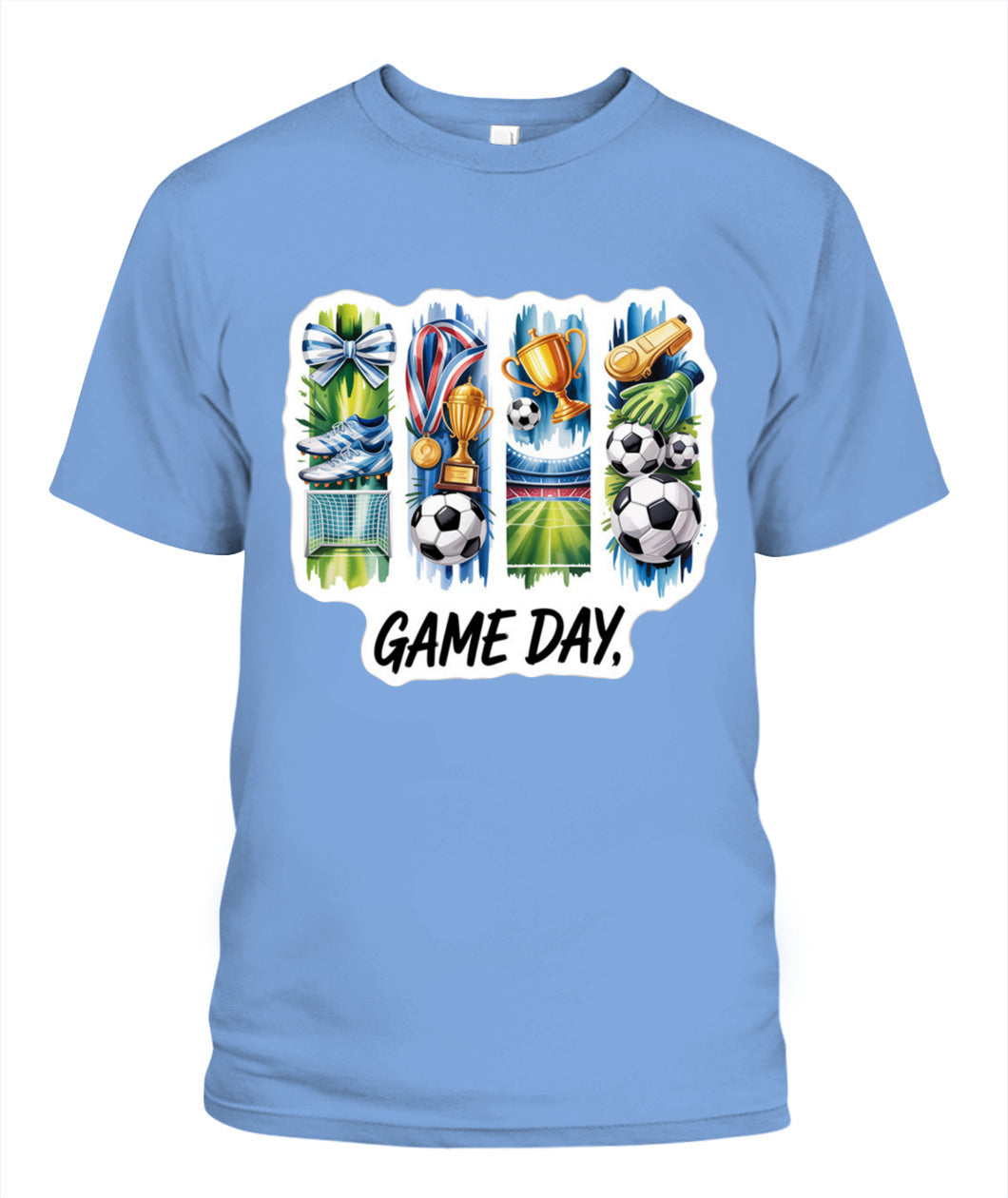 ✨From Every Fan, For Every Match✨-World Cup 2026 Soccer Victory Shirt | Watercolor Whistle & Trophy Tee