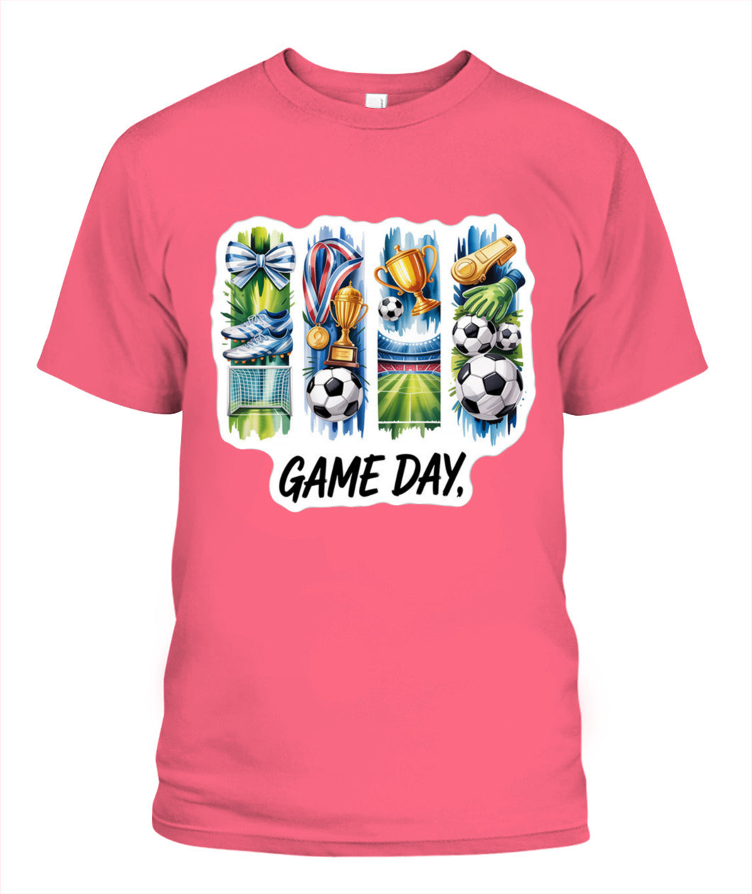 ✨From Every Fan, For Every Match✨-World Cup 2026 Soccer Victory Shirt | Watercolor Whistle & Trophy Tee