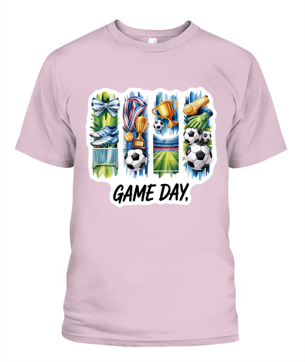✨From Every Fan, For Every Match✨-World Cup 2026 Soccer Victory Shirt | Watercolor Whistle & Trophy Tee