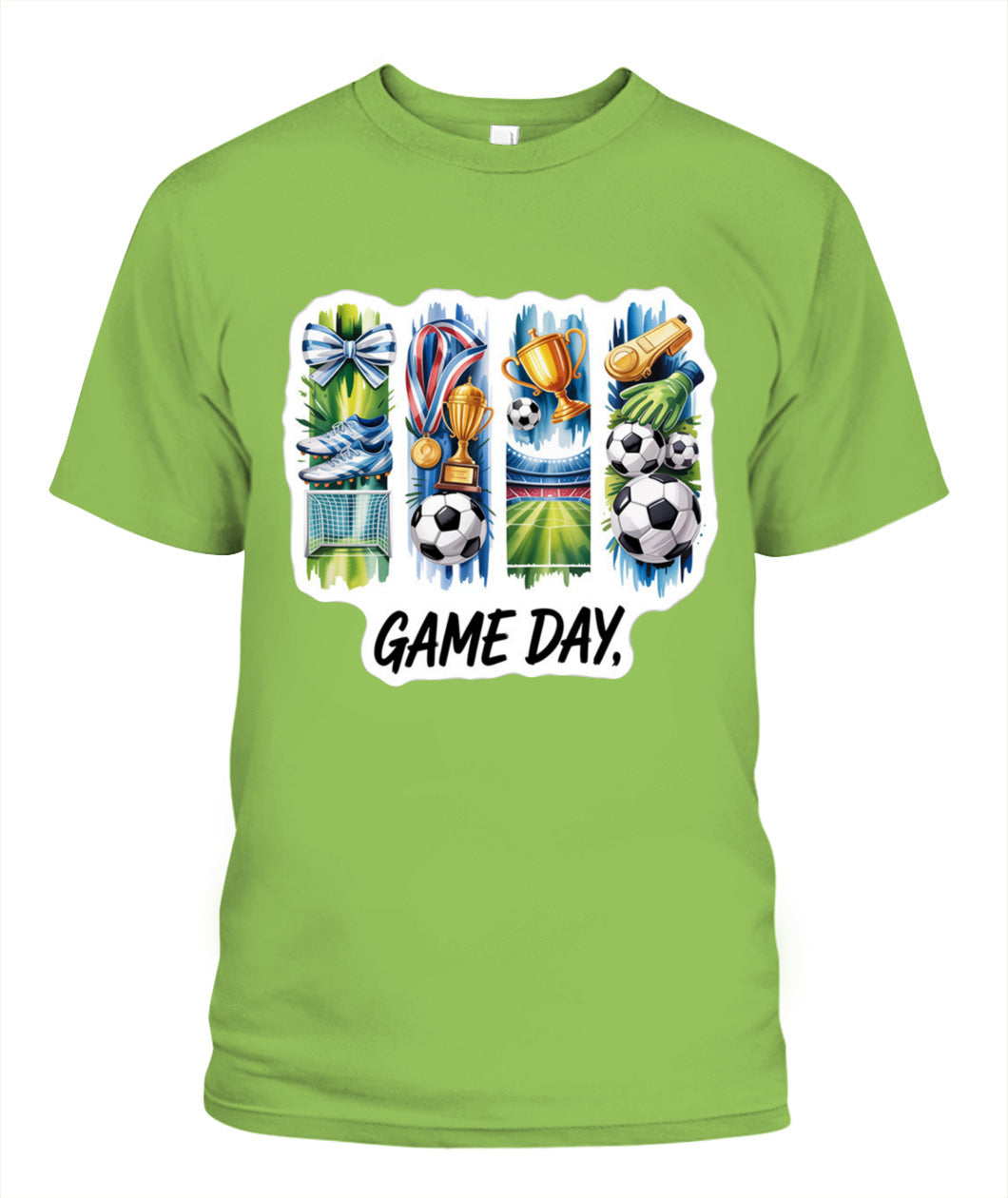 ✨From Every Fan, For Every Match✨-World Cup 2026 Soccer Victory Shirt | Watercolor Whistle & Trophy Tee