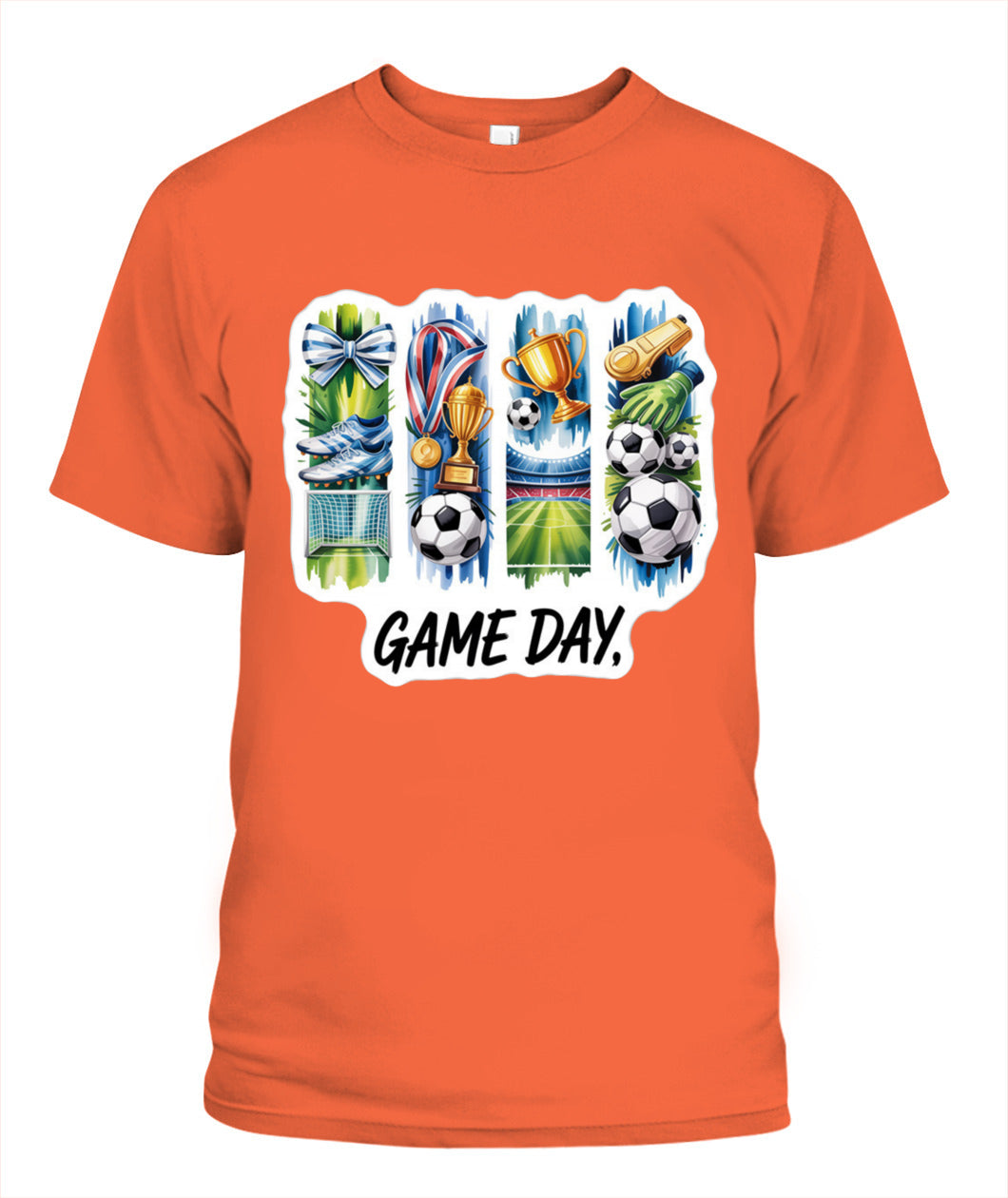 ✨From Every Fan, For Every Match✨-World Cup 2026 Soccer Victory Shirt | Watercolor Whistle & Trophy Tee