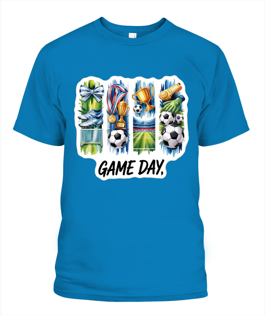 ✨From Every Fan, For Every Match✨-World Cup 2026 Soccer Victory Shirt | Watercolor Whistle & Trophy Tee