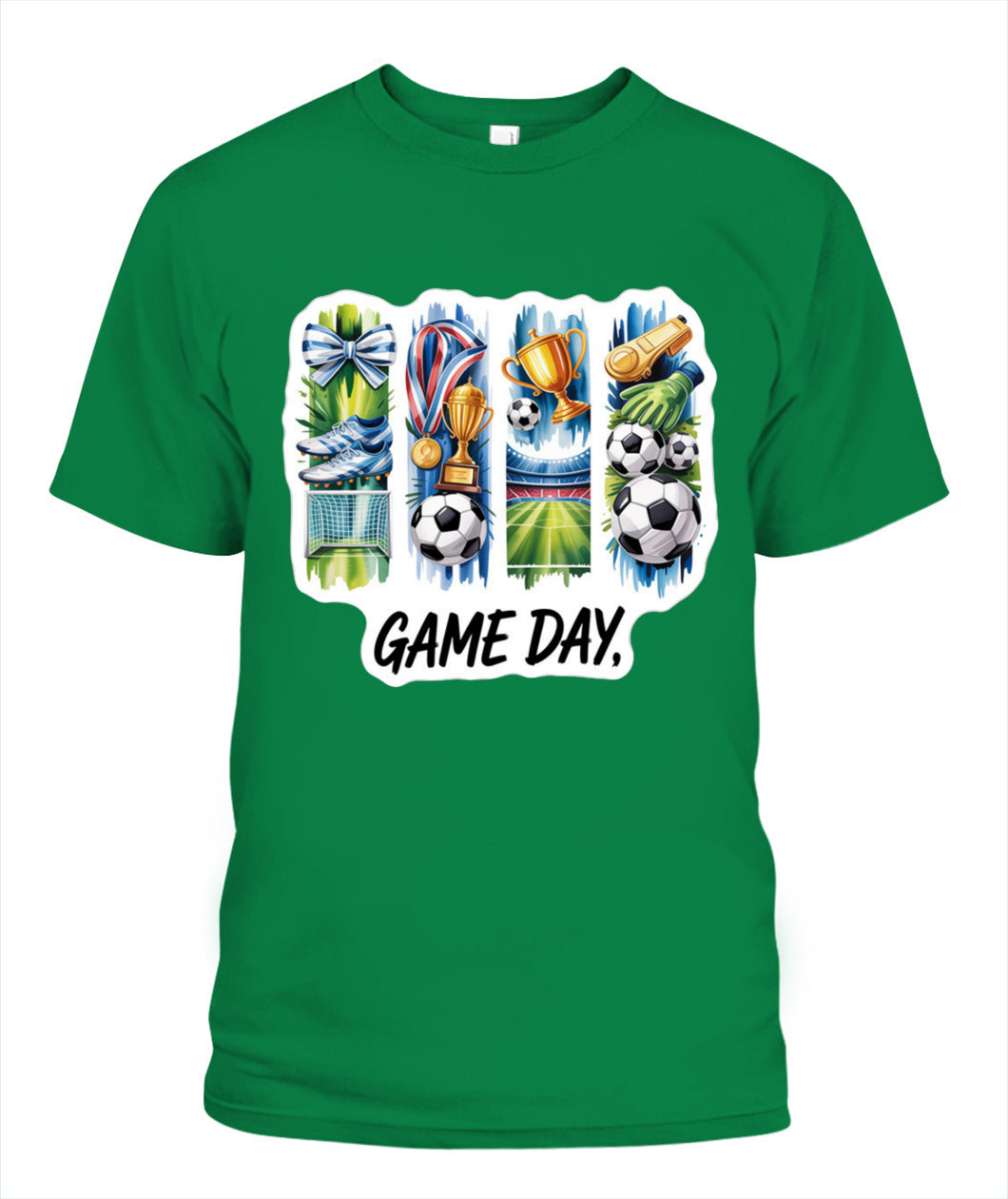 ✨From Every Fan, For Every Match✨-World Cup 2026 Soccer Victory Shirt | Watercolor Whistle & Trophy Tee