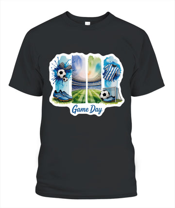 ✨From Every Fan, For Every Match✨-World Cup 2026 Soccer Arena Shirt | Blue Watercolor Game Day Tee