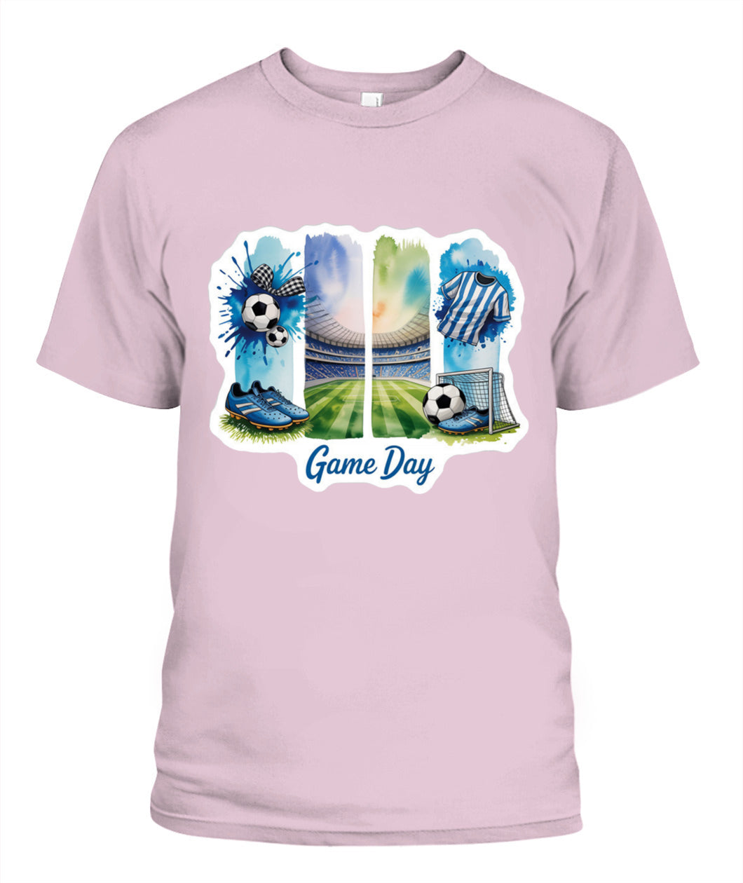 ✨From Every Fan, For Every Match✨-World Cup 2026 Soccer Arena Shirt | Blue Watercolor Game Day Tee