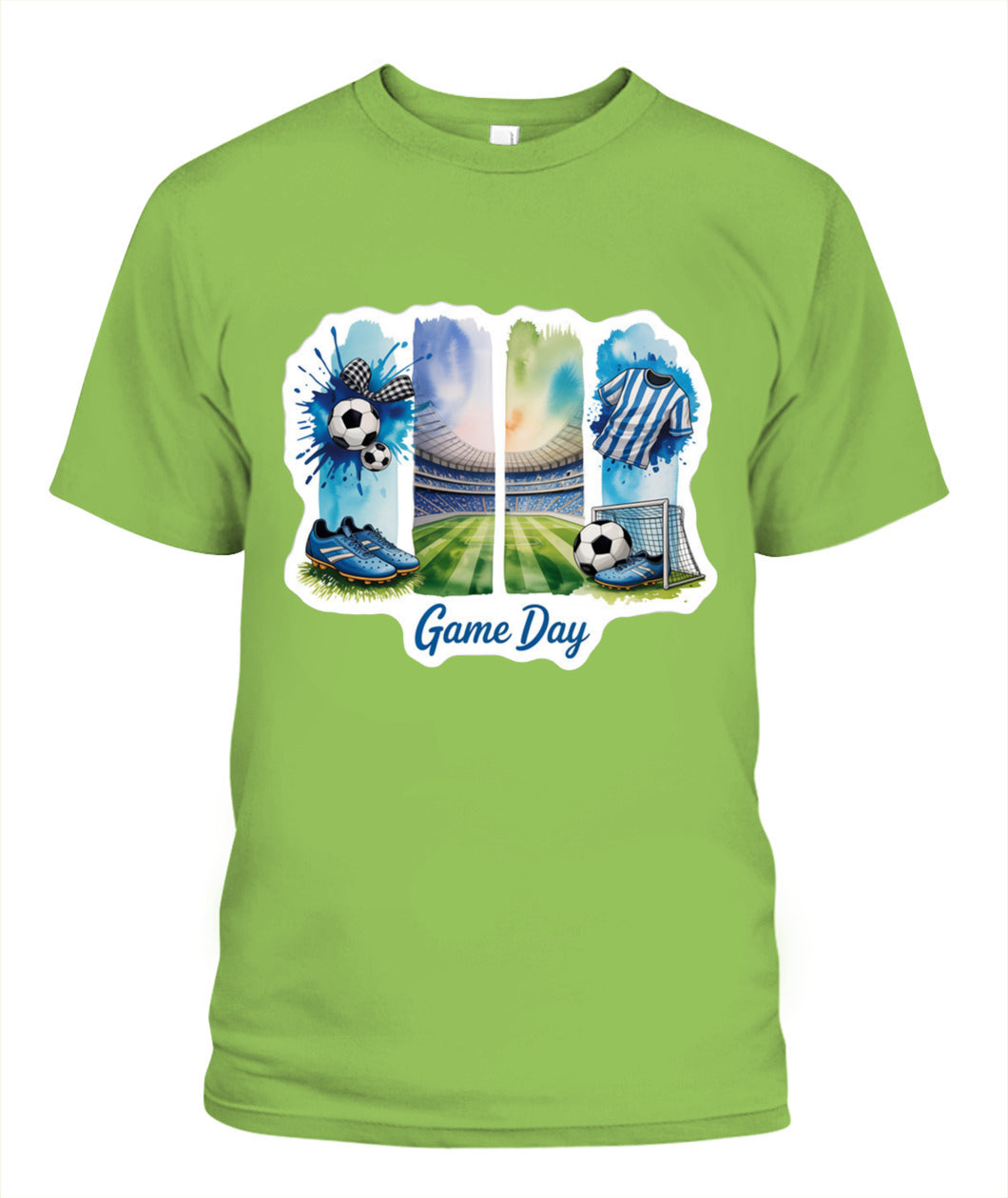 ✨From Every Fan, For Every Match✨-World Cup 2026 Soccer Arena Shirt | Blue Watercolor Game Day Tee