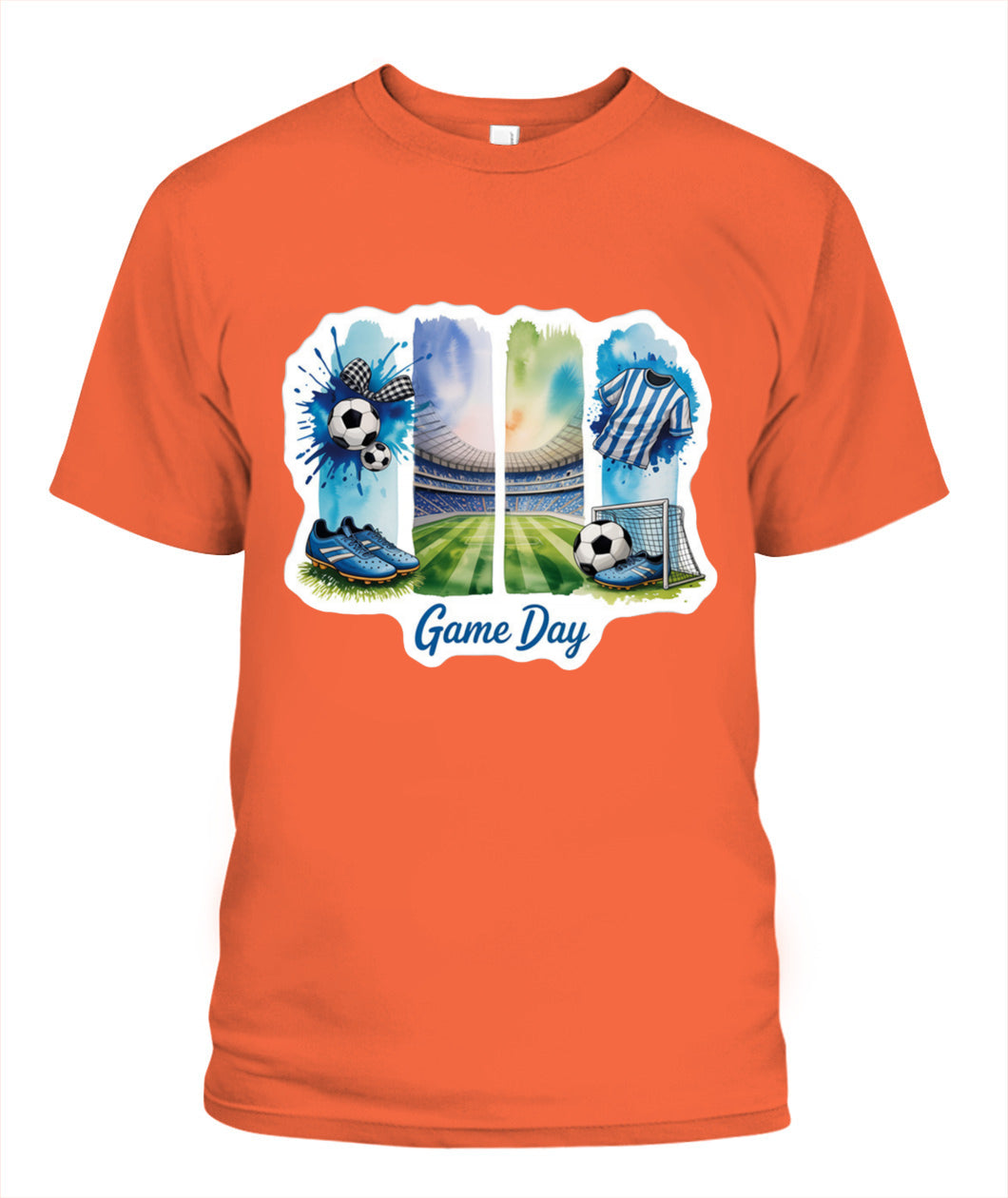 ✨From Every Fan, For Every Match✨-World Cup 2026 Soccer Arena Shirt | Blue Watercolor Game Day Tee