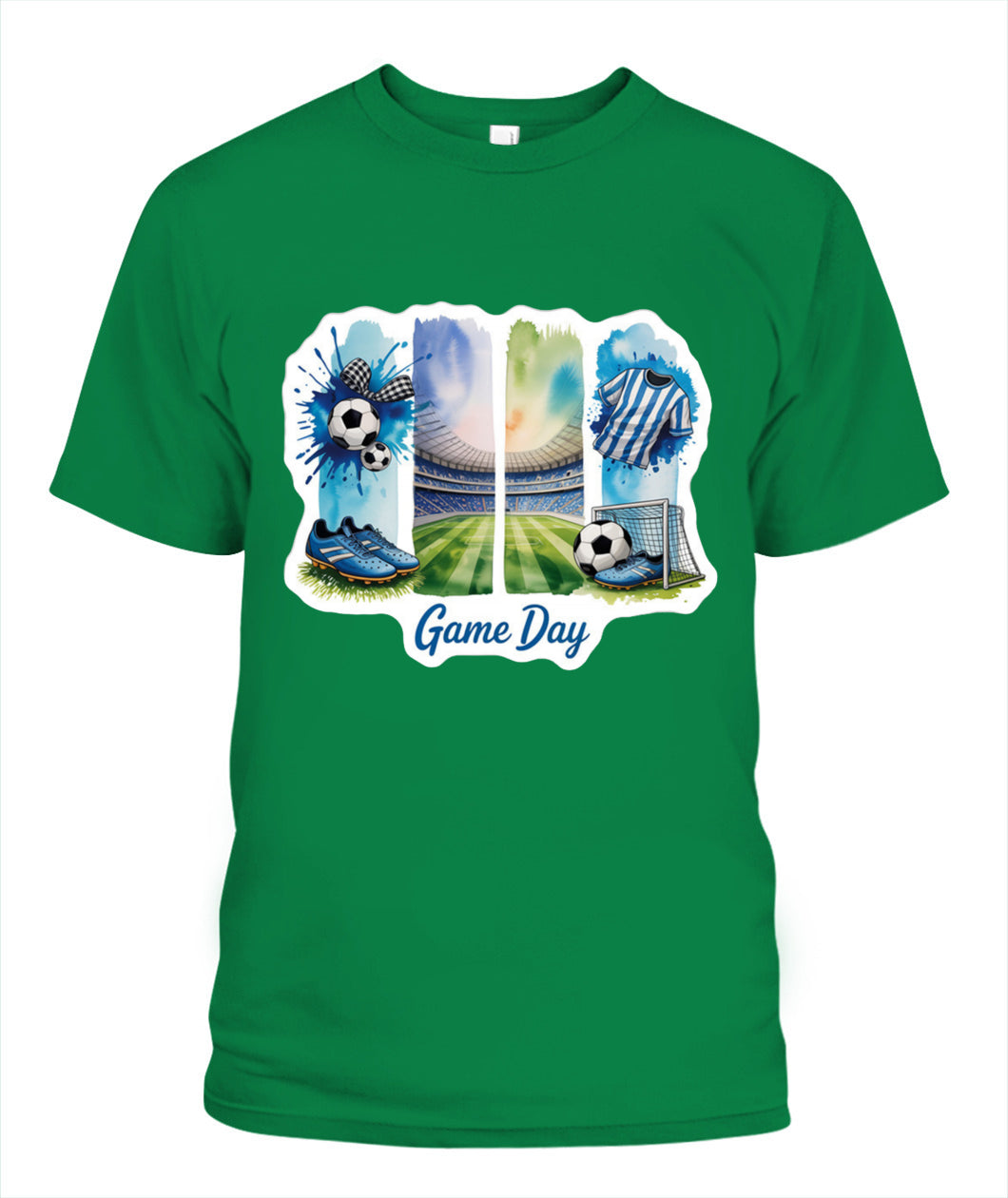 ✨From Every Fan, For Every Match✨-World Cup 2026 Soccer Arena Shirt | Blue Watercolor Game Day Tee