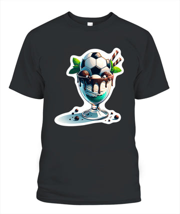 ✨From Every Fan, For Every Match✨-Soccer Sundae Game Day Graphic T-Shirt - Unisex Summer Vibe Tee
