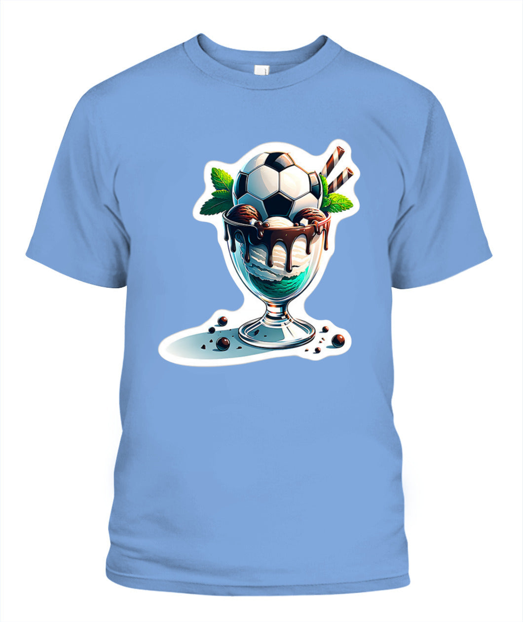 ✨From Every Fan, For Every Match✨-Soccer Sundae Game Day Graphic T-Shirt - Unisex Summer Vibe Tee