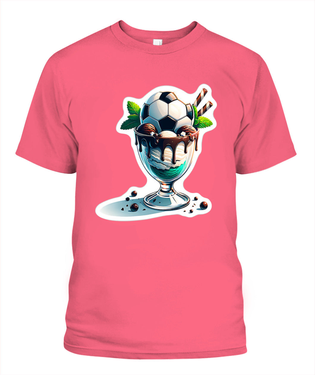 ✨From Every Fan, For Every Match✨-Soccer Sundae Game Day Graphic T-Shirt - Unisex Summer Vibe Tee