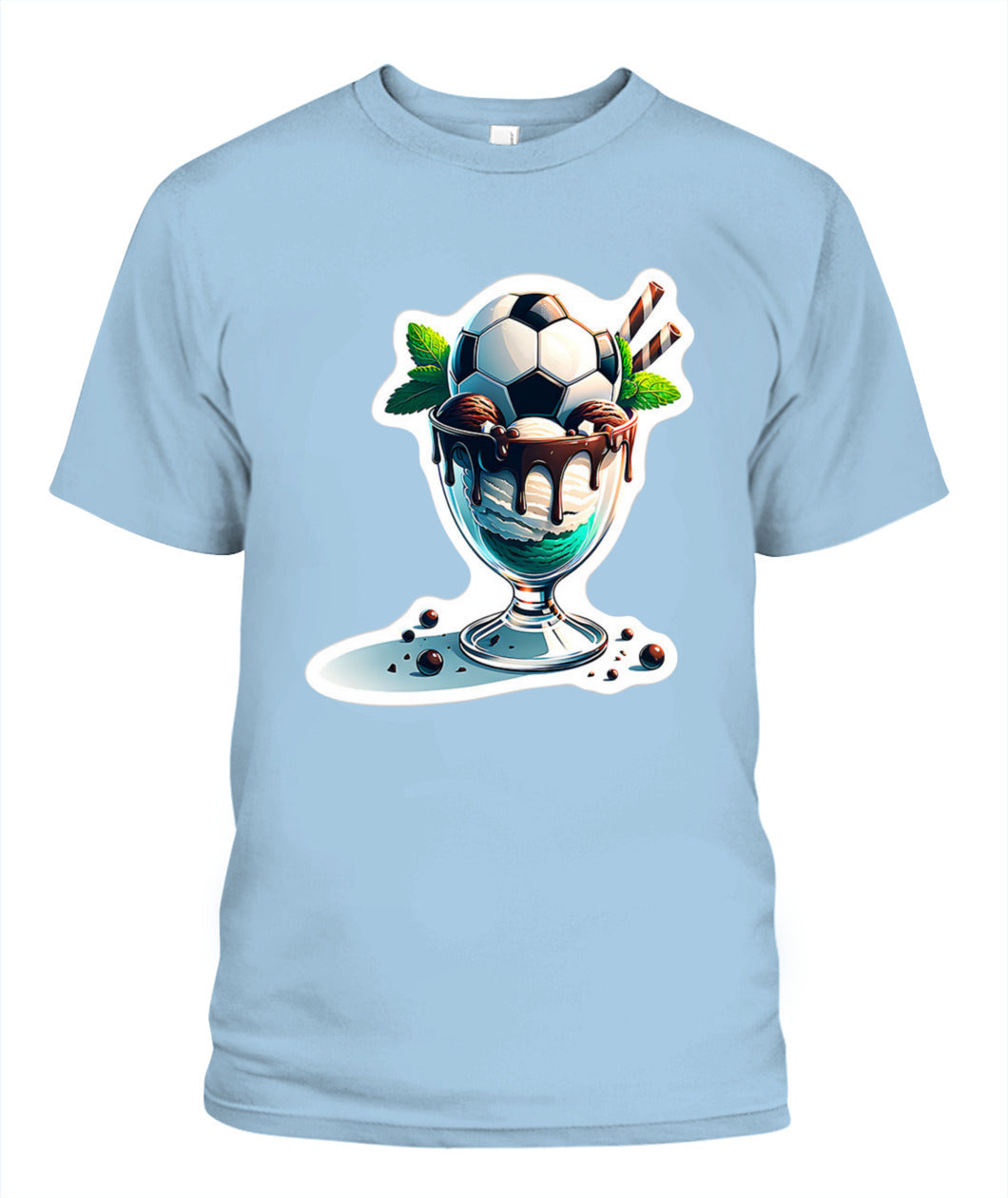 ✨From Every Fan, For Every Match✨-Soccer Sundae Game Day Graphic T-Shirt - Unisex Summer Vibe Tee