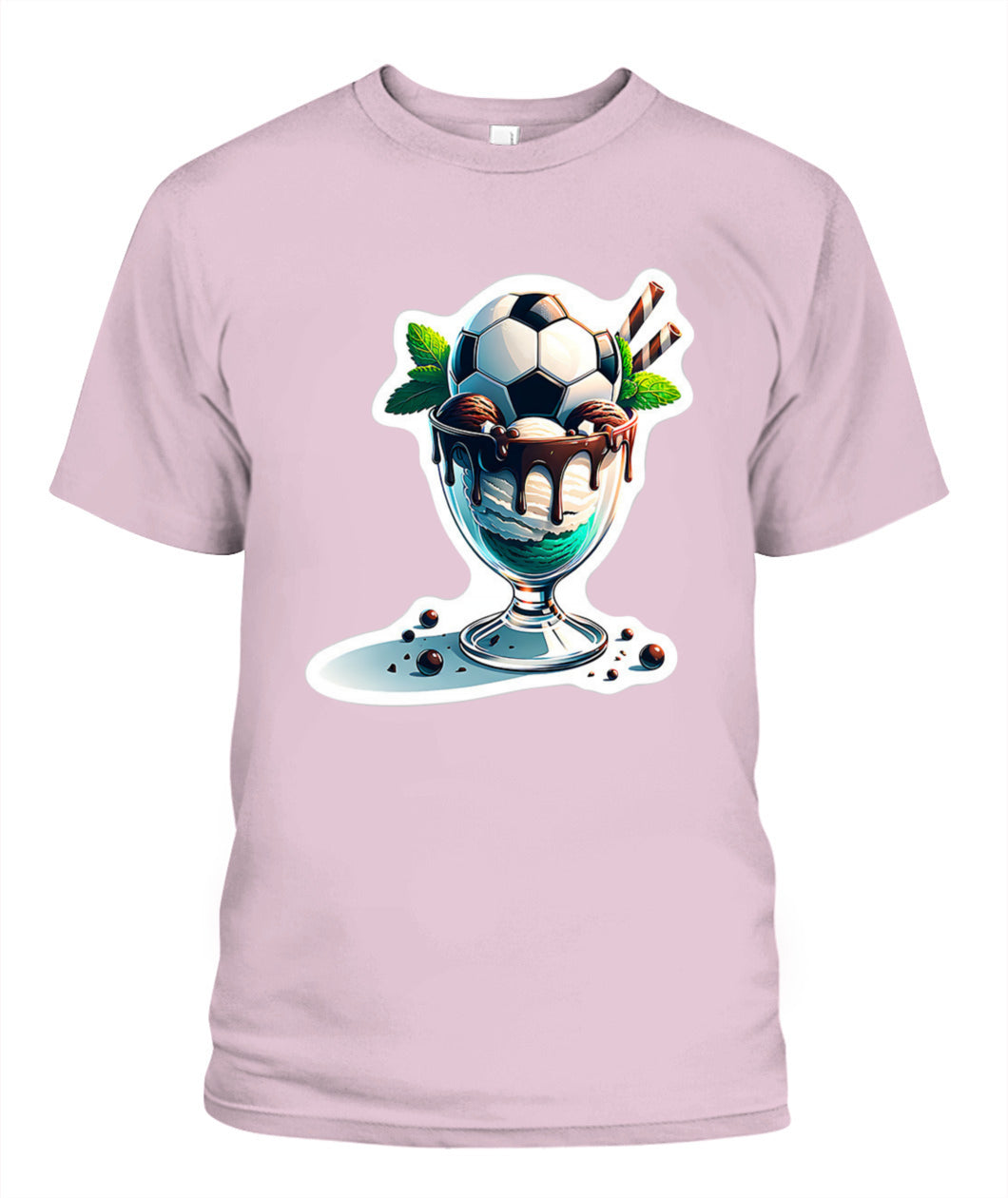 ✨From Every Fan, For Every Match✨-Soccer Sundae Game Day Graphic T-Shirt - Unisex Summer Vibe Tee