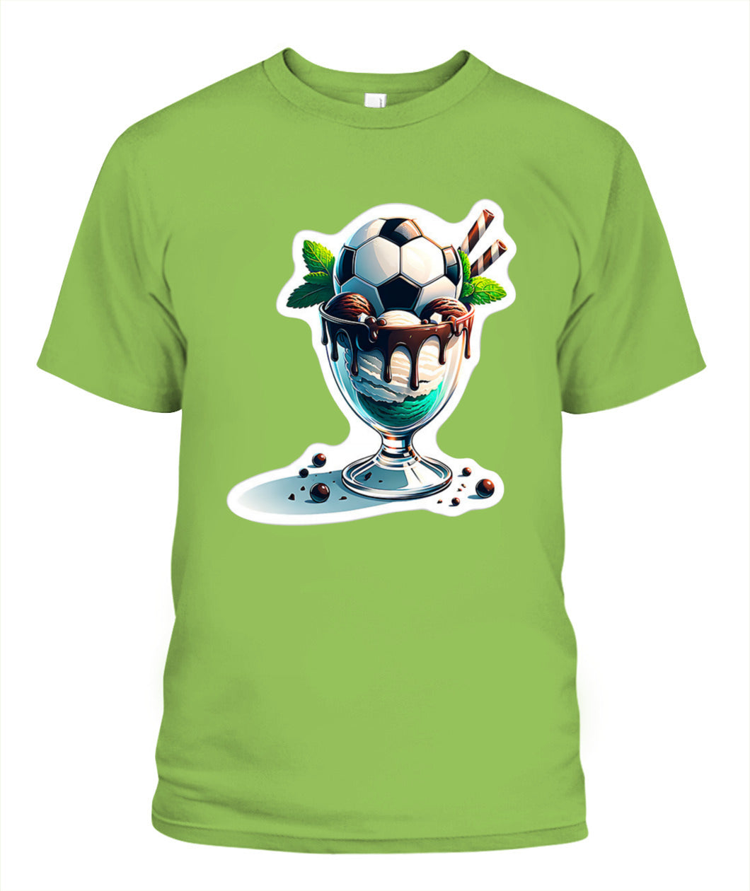 ✨From Every Fan, For Every Match✨-Soccer Sundae Game Day Graphic T-Shirt - Unisex Summer Vibe Tee