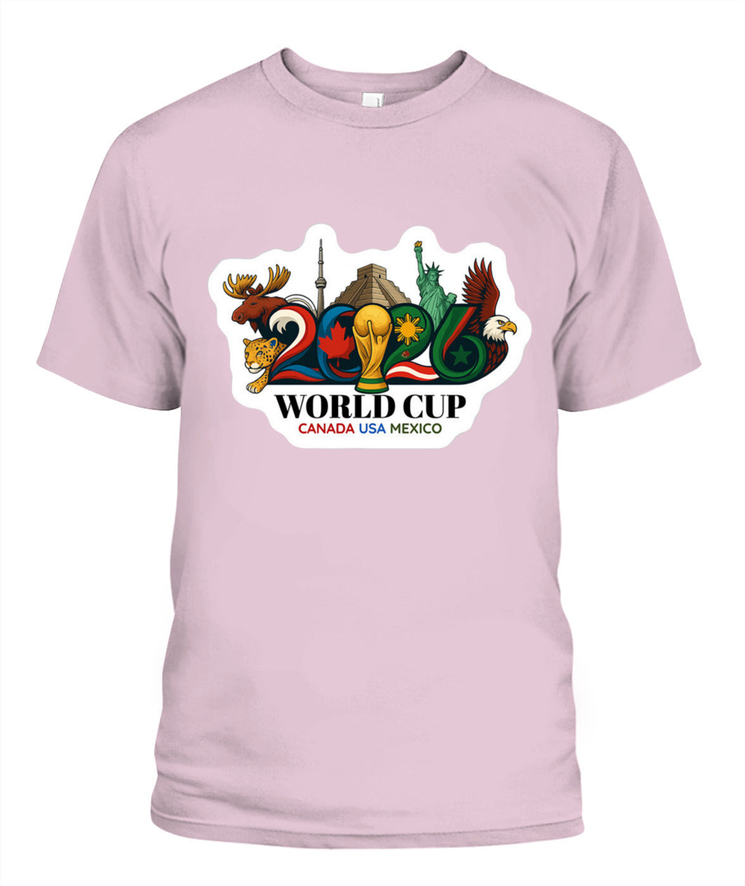 ✨From Every Fan, For Every Match✨-2026 World Cup Landmarks Soccer T-Shirt - North America Culture Fan Tee