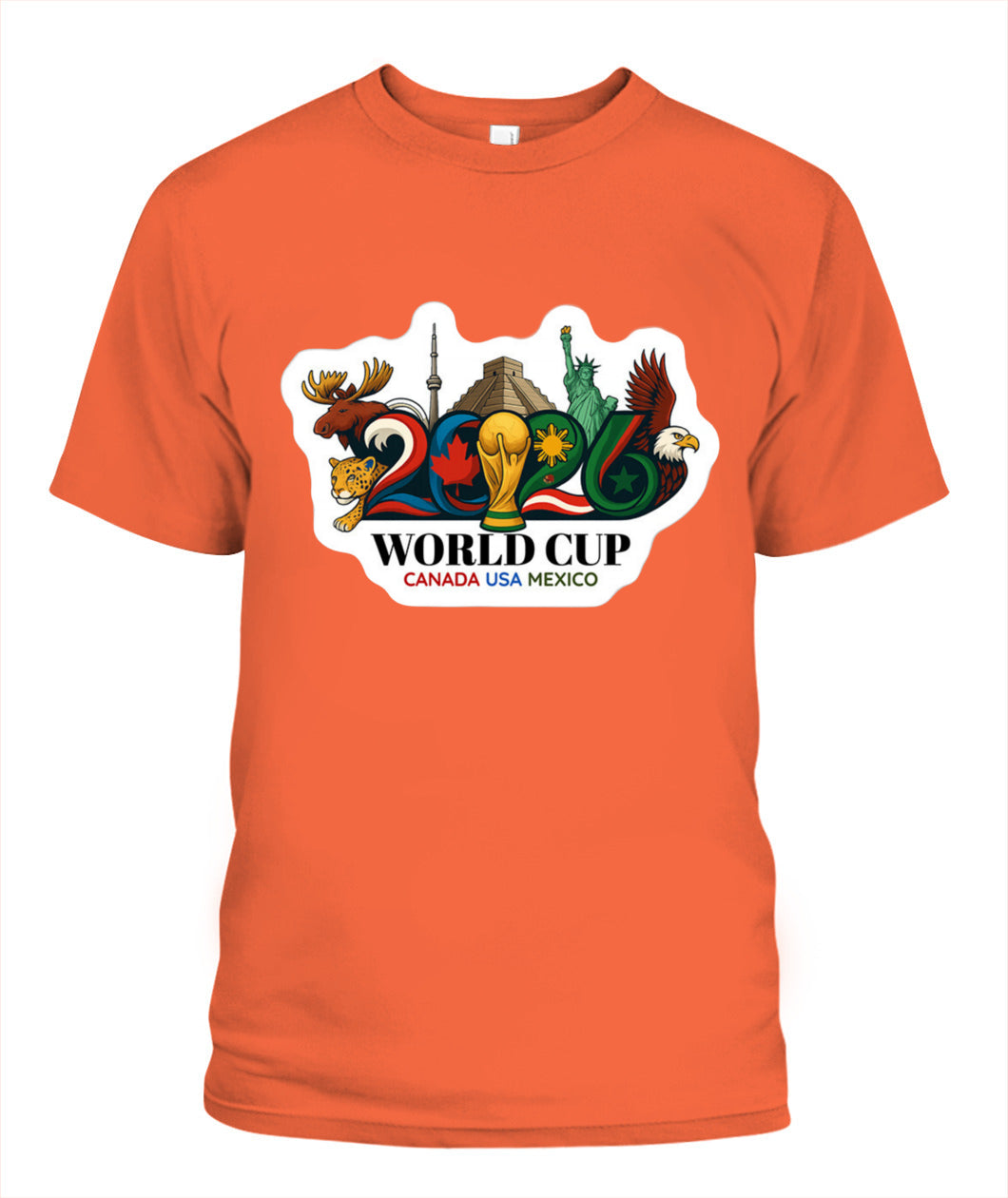 ✨From Every Fan, For Every Match✨-2026 World Cup Landmarks Soccer T-Shirt - North America Culture Fan Tee