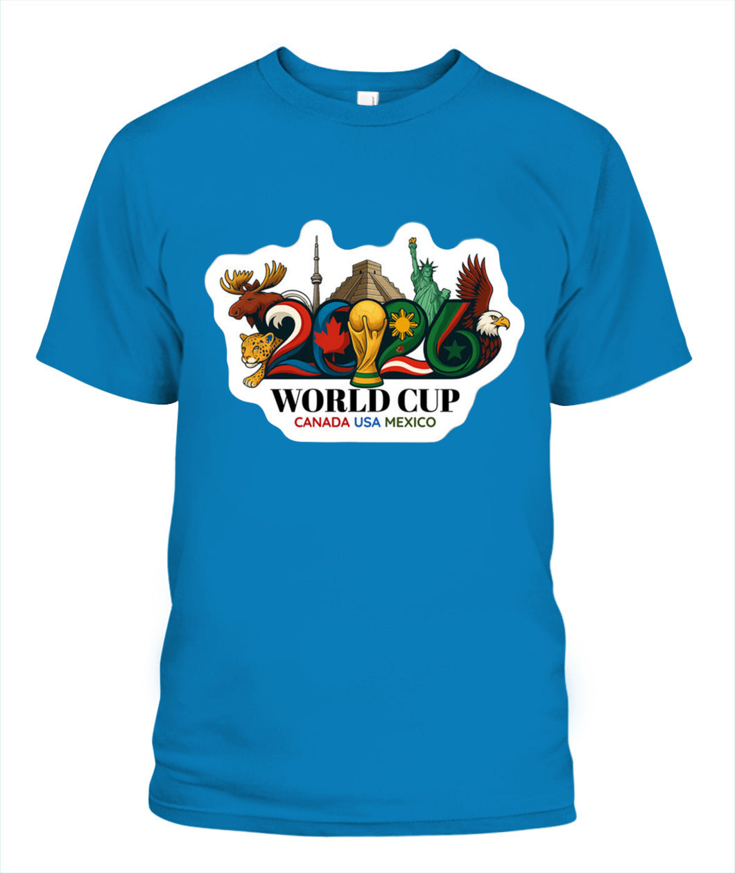 ✨From Every Fan, For Every Match✨-2026 World Cup Landmarks Soccer T-Shirt - North America Culture Fan Tee