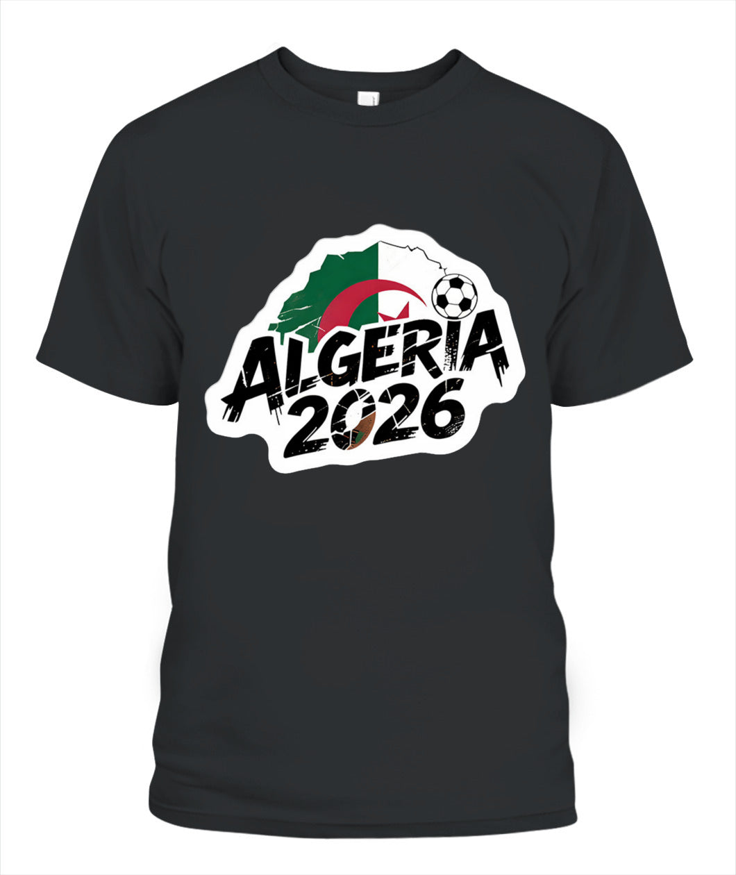 ✨From Every Fan, For Every Match✨-Algeria 2026 Tournament Football Shirt | Algeria Soccer 2026 Fan T-Shirt - Algerian Pride National Graphic Tee