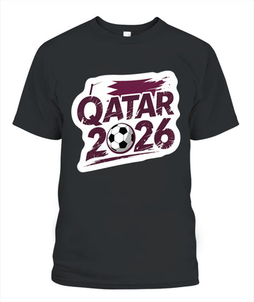 ✨From Every Fan, For Every Match✨-Qatar 2026 Tournament Football Shirt | Qatar Soccer 2026 Fan T-Shirt - Qatari Pride National Graphic Tee