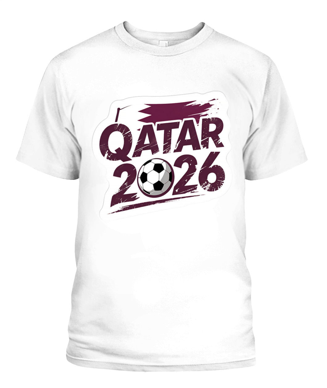 ✨From Every Fan, For Every Match✨-Qatar 2026 Tournament Football Shirt | Qatar Soccer 2026 Fan T-Shirt - Qatari Pride National Graphic Tee