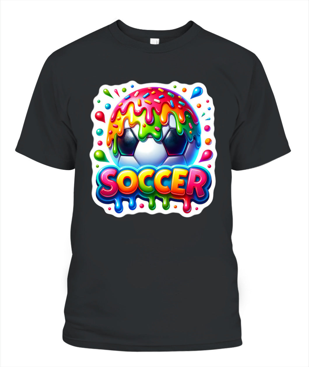 ✨From Every Fan, For Every Match✨-Vibrant Cartoon Soccer Ball Shirt