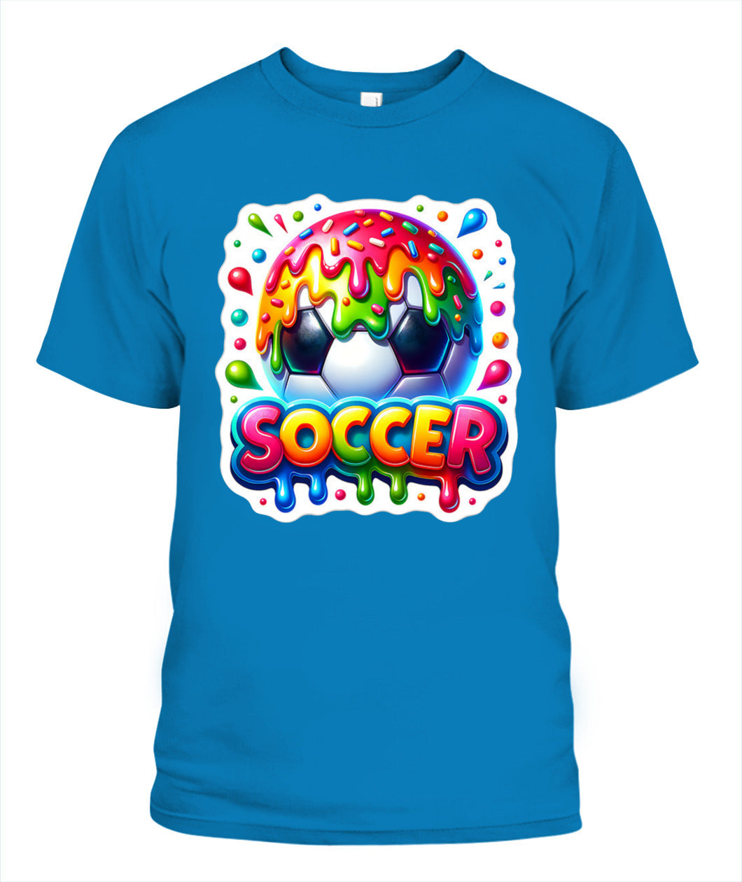 ✨From Every Fan, For Every Match✨-Vibrant Cartoon Soccer Ball Shirt