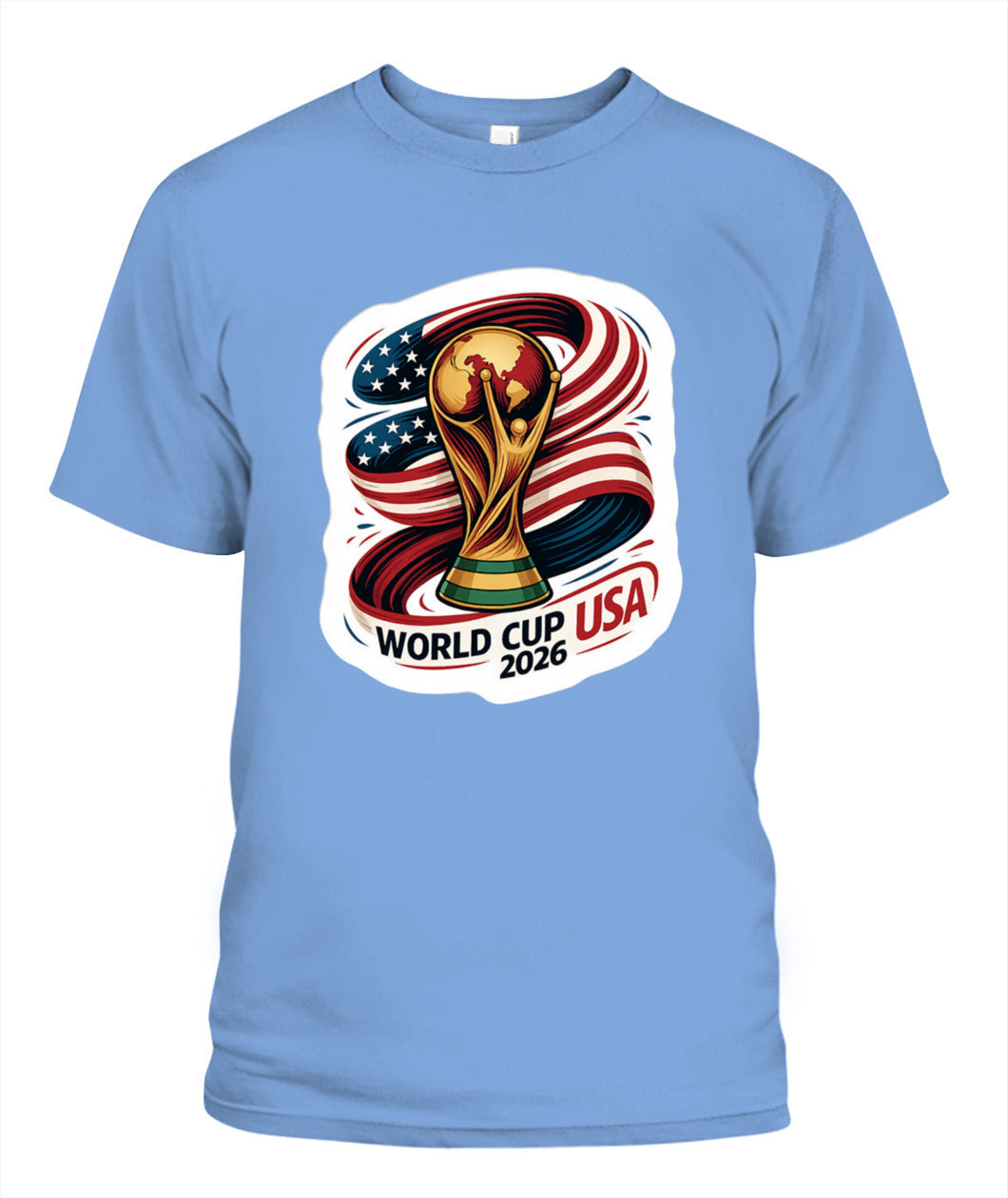 ✨From Every Fan, For Every Match✨-World Cup USA 2026 Gold Trophy T-Shirt - Official Host Nation Fan Tee