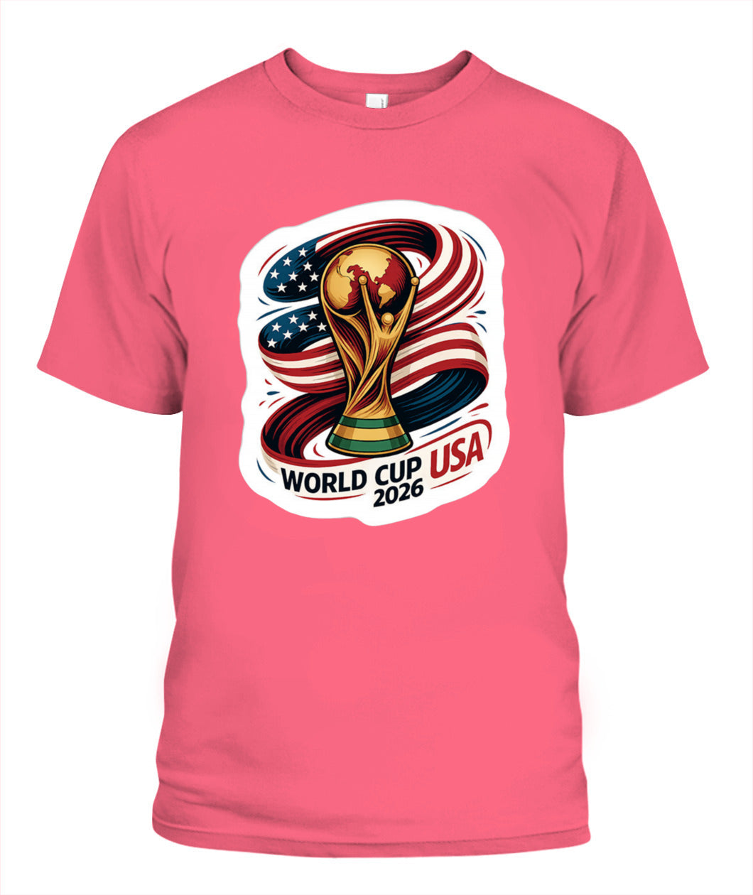 ✨From Every Fan, For Every Match✨-World Cup USA 2026 Gold Trophy T-Shirt - Official Host Nation Fan Tee