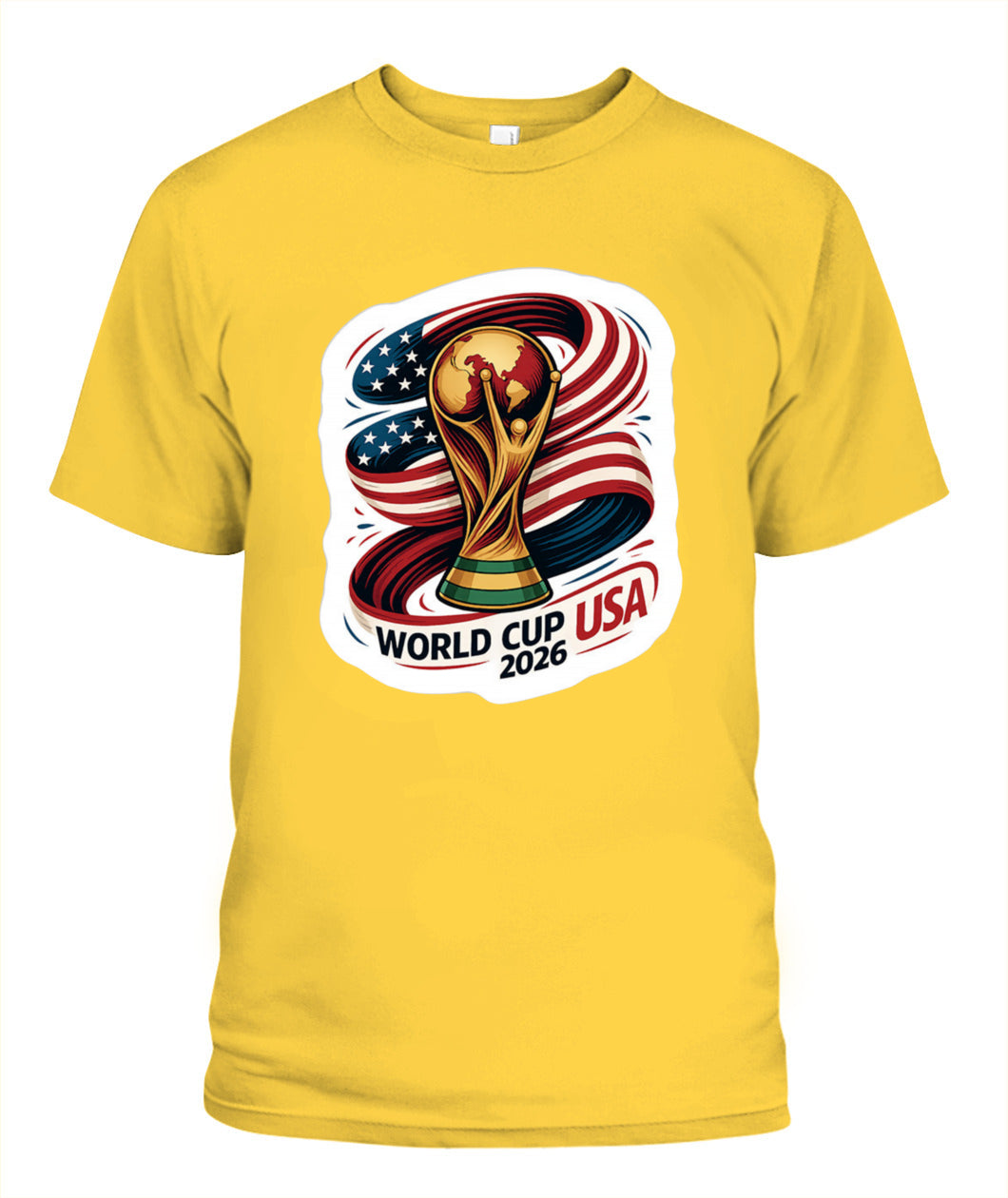 ✨From Every Fan, For Every Match✨-World Cup USA 2026 Gold Trophy T-Shirt - Official Host Nation Fan Tee