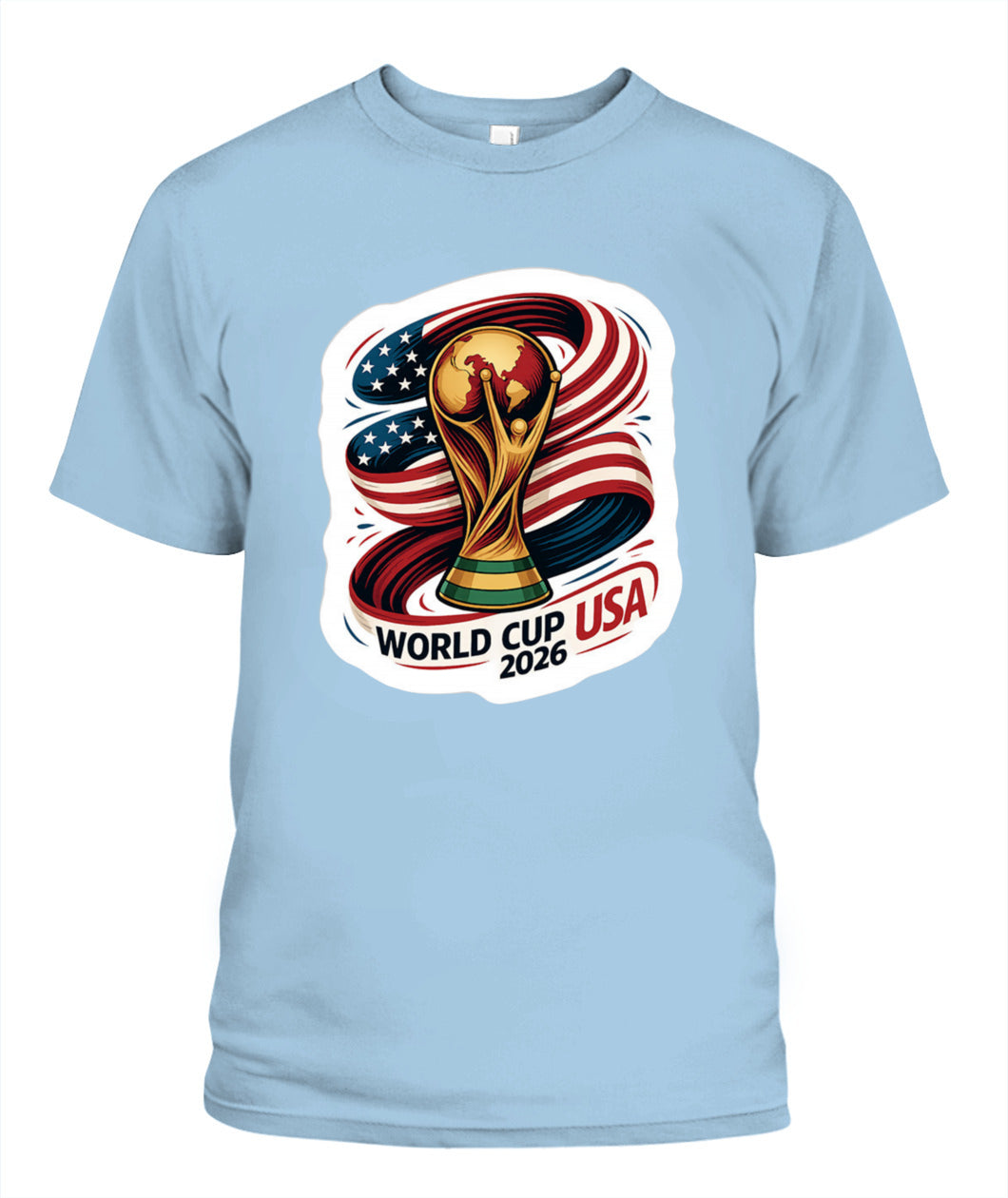 ✨From Every Fan, For Every Match✨-World Cup USA 2026 Gold Trophy T-Shirt - Official Host Nation Fan Tee