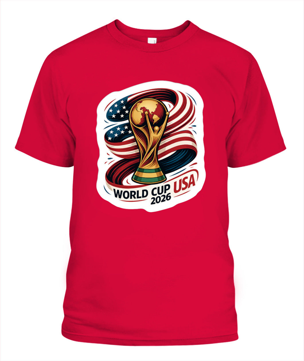 ✨From Every Fan, For Every Match✨-World Cup USA 2026 Gold Trophy T-Shirt - Official Host Nation Fan Tee